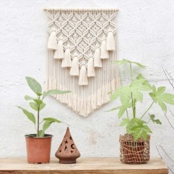 Tapisserie macramé 