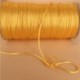 Fil satin pour macramé 2mm pour 10m couleur Jaune Or