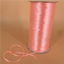 Fil satin pour macramé 2mm pour 10m couleur Rose fluo