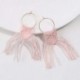 Boucles d'oreilles macramé frangée