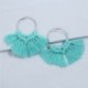 Boucles d'oreilles macramé frangée